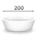  Ванны из камня овальные 200